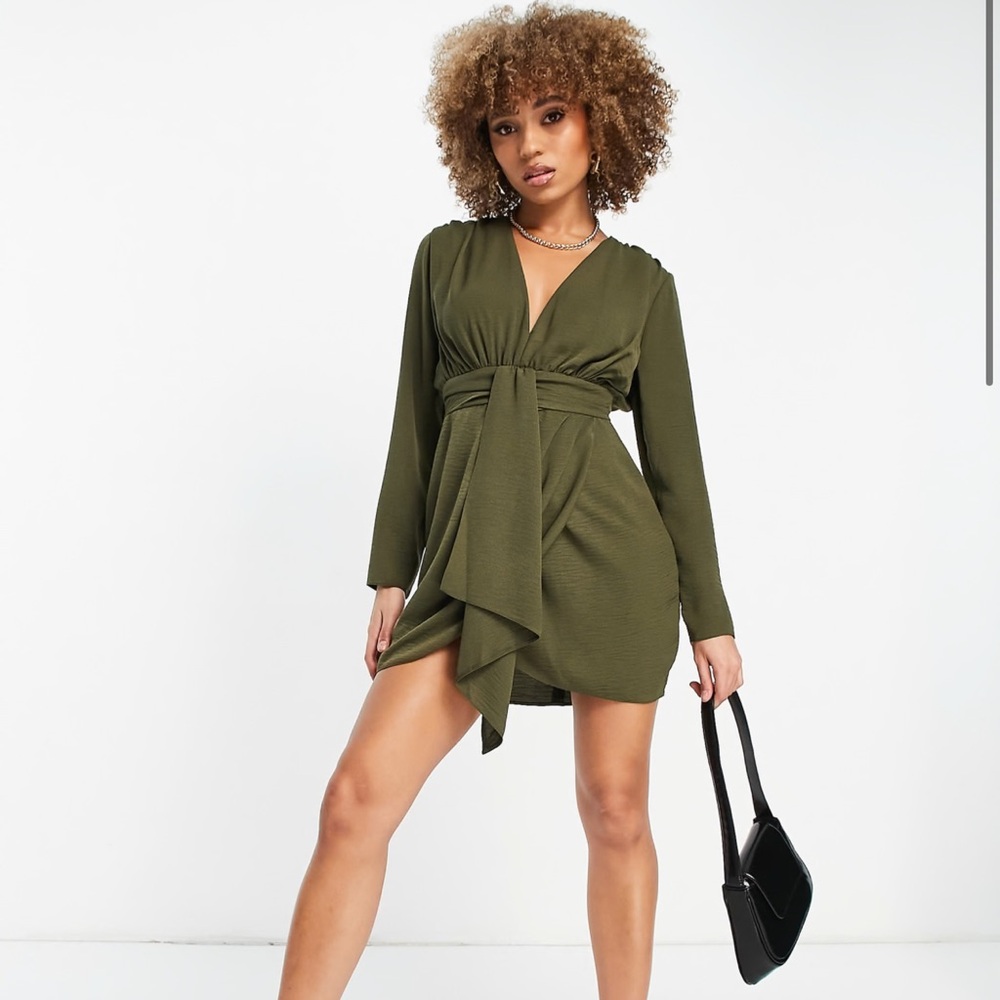 ASOS green cocktail dress